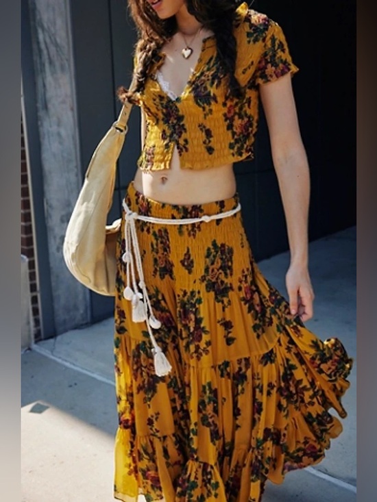 Free People Dresses & Skirts - Free People Blooming Romance Set